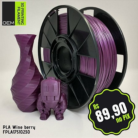 Filamento PLA OEM 3DPF Roxo (Wine Berry)