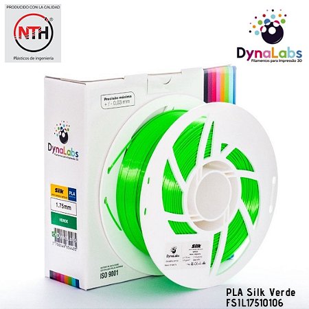 Filamento DynaLabs PLA SILK Verde