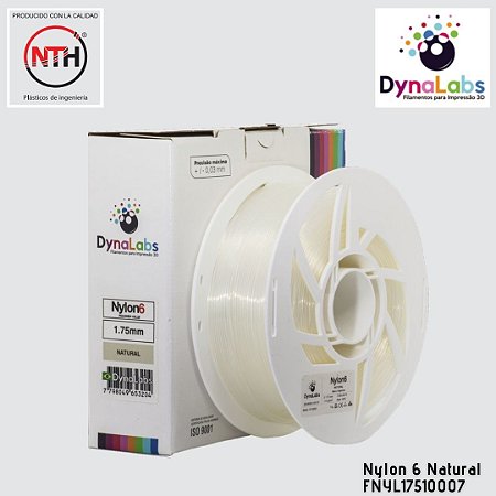 Filamento DynaLabs Nylon 6 Natural