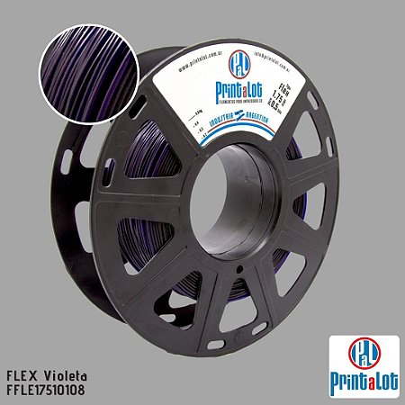 Filamento FLEX PrintaLot Violeta 0.5Kg