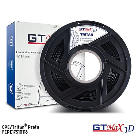 Filamento Tritan® GTMax3D Preto