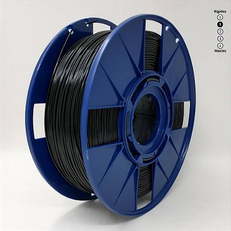 Filamento 2.85mm EasyFlex 60D OEM 3DPF Preto