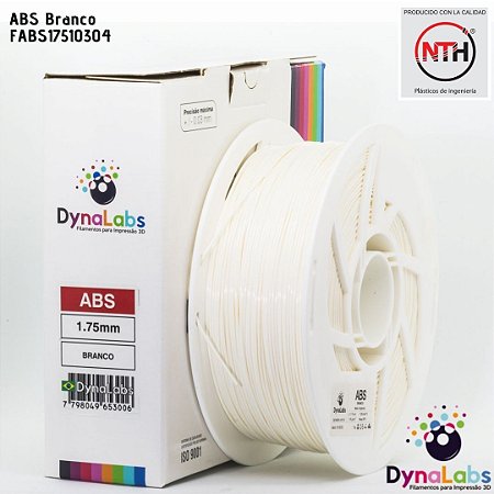 Filamento DynaLabs ABS Branco