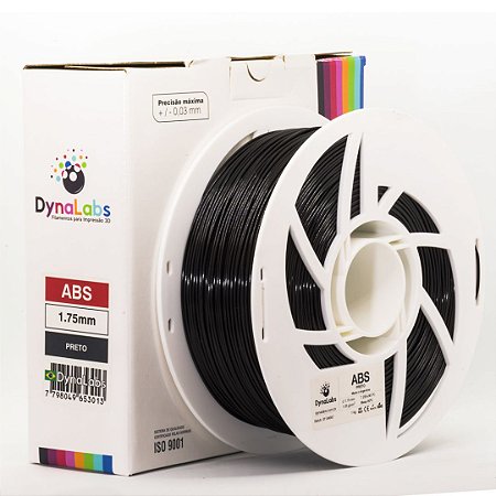 Filamento ABS DynaLabs Preto