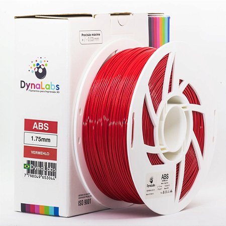 Filamento ABS DynaLabs Vermelho