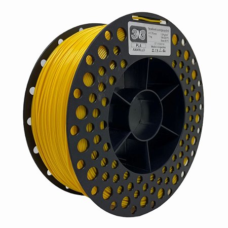 Filamento PLA 3N3 Amarelo