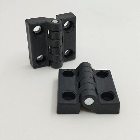 Dobradiça plástica 40x40 mm