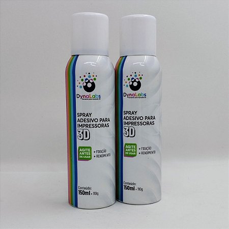 Kit 2x spray Adesivo para Impressora 3D DynaLabs