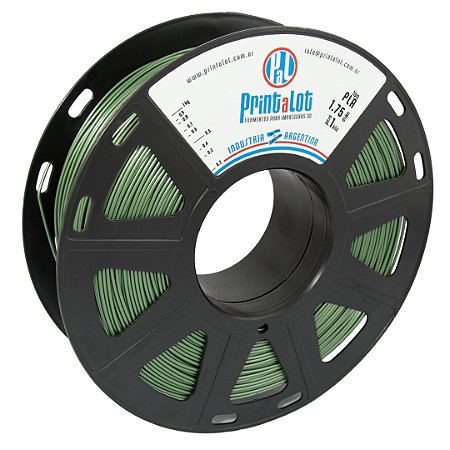 Filamento PLA PrintaLot Metalizado Verde Militar