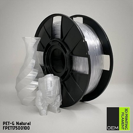 Filamento PETG OEM 3DPF Natural