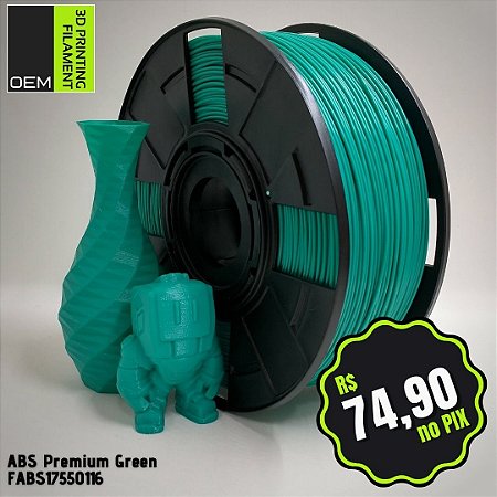 Filamento ABS Premium OEM 3DPF Verde