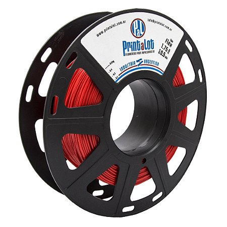 Filamento FLEX PrintaLot Vermelho 0.5Kg