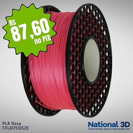 Filamento PLA National3D Rosa