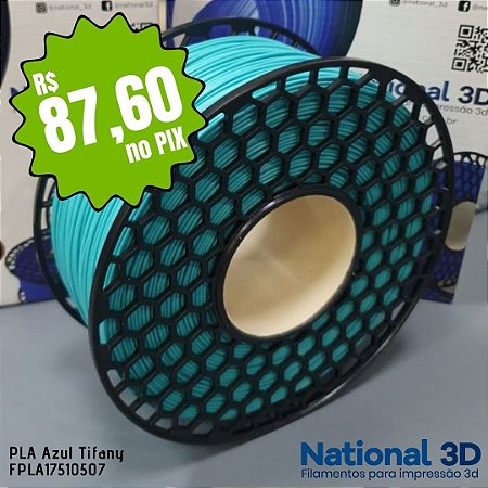 Filamento PLA National3D Azul Tifany