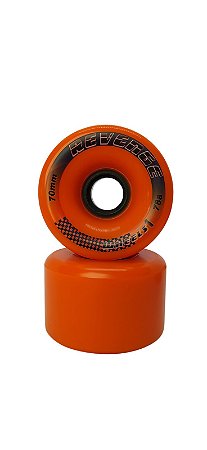 Roda Revenge Freeride 70mm 78a Laranja - Longboard Skate