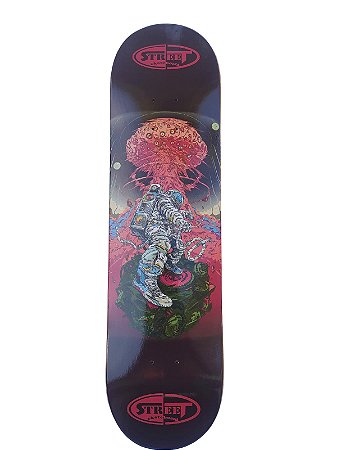 shape de skate profissional marfim- Astronauta Explosão