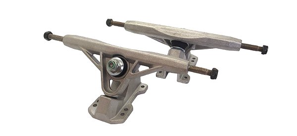 Truck long 180mm prata com design diferenciado