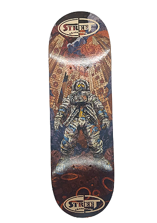 mini Shape Skate para Decoração, estampa Astronauta