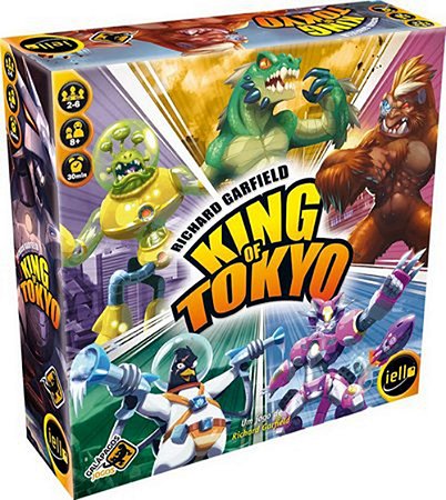 Jogo King of Tokyo - Tabuleiro Galápagos Português BR