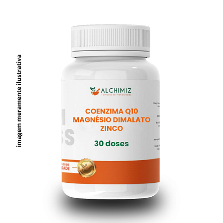 Coenzima Q10 + Magnésio Dimalato + Zinco - 90 doses