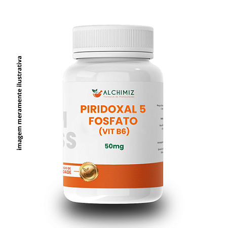 Piridoxal 5 Fosfato (Vit B6) 50mg - 30 cap