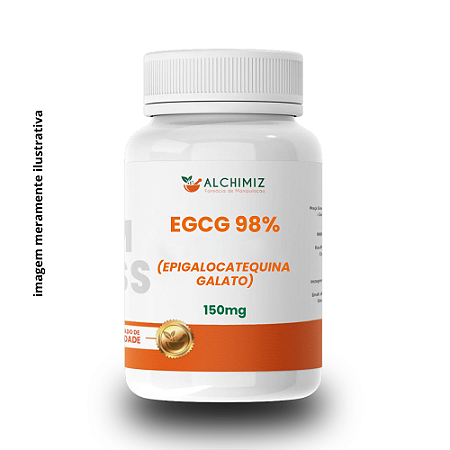 EGCG 98% (Epigalocatequina Galato) 150mg 60 Cápsulas
