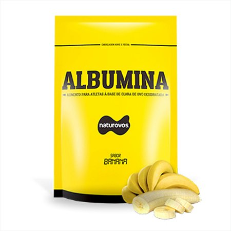 Albumina Banana Naturovos - 420g
