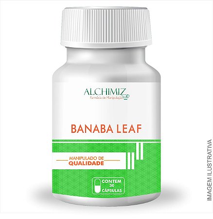 Banana leaf 250mg com 60 cápsulas (Controle Saudável da Diabetes)