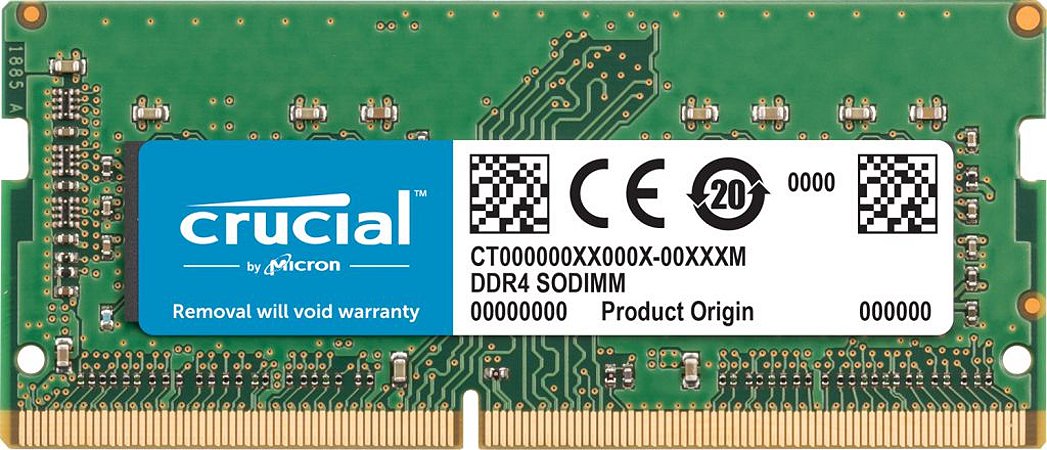 Memoria Notebook DDR4 8GB 2400MHz Crucial