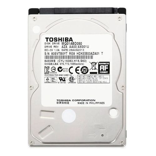 HD 2.5" Notebook SATA 500GB MQ01ABD050 Toshiba