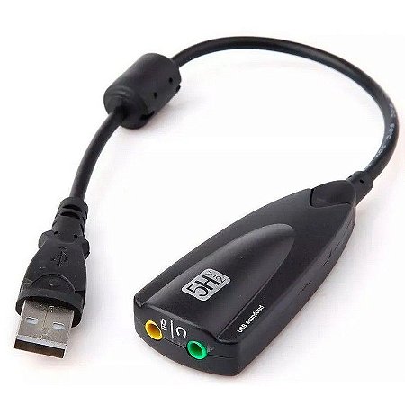 Placa de Áudio USB Adaptador P2 HB-T130 Knup
