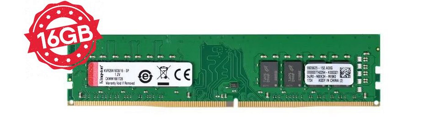 Memoria DDR4 16GB 2666MHz Kingston