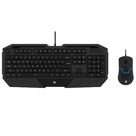 KIT Gamer Teclado + Mouse ABNT2 GK1000 HP