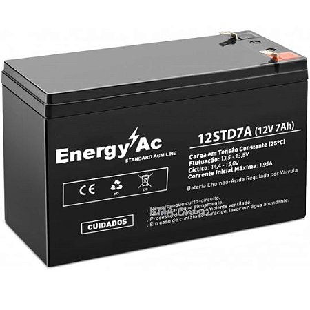 Bateria Selada VRLA 12V 7Ah ENERGY POWER
