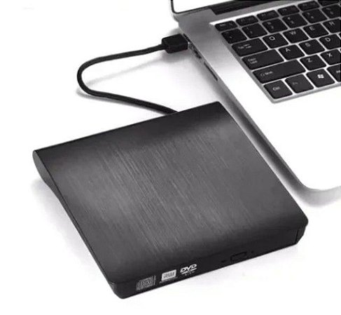 Gravador de CD/DVD Externo Portátil USB 3.0 KP-LE300 Knup