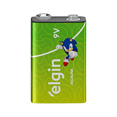 Bateria Alcalina 9V 6LR61 Elgin