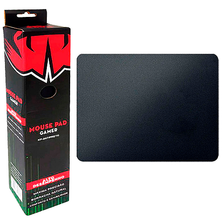 Mouse Pad Emborrachado Gamer Speed Preto KP-S07 Knup