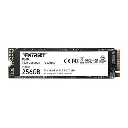 SSD 256GB 2280 M.2 NVME PATRIOT P300 P300P256GM28