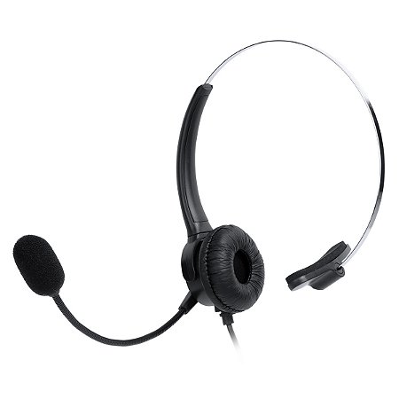 Headset Monoauricular USB c/Microfone e Controlador Corporativo VK400 Vinik