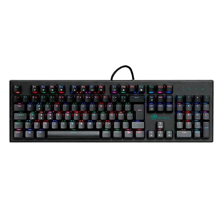 Teclado Gamer Mecânico USB Switich Outemu Blue RGB DN201 Draxen