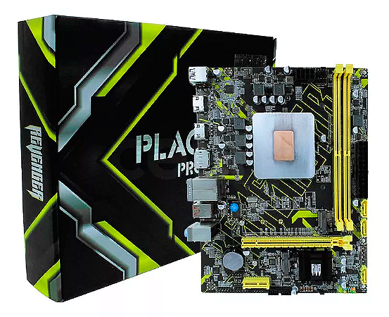 KIT Placa Mãe Revenger DDR4 Gigabit + Processador Integrado Intel Core I7 10750H FCBGA1440 10th