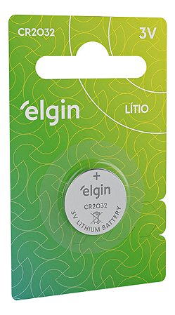 Bateria Tipo Moeda CR2025 3V Elgin