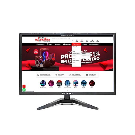 Monitor LED 19" Widescreen 16:10 1440x900px 60hz EVRM191-MS Everex