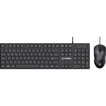 Kit Teclado + Mouse C13 Office Low Profile ABNT2 Fortrek