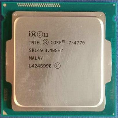 Processador Intel Core i7 4770 Lga 1150 Cache 8MB Boost 3.90Ghz 22nm 4 Núcleos 8 Threads OEM S/Cooler
