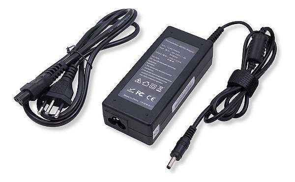 Fonte para Notebook Dell 19,5V 3.34A Pino Fino 4.0x1.7mm Chanfro