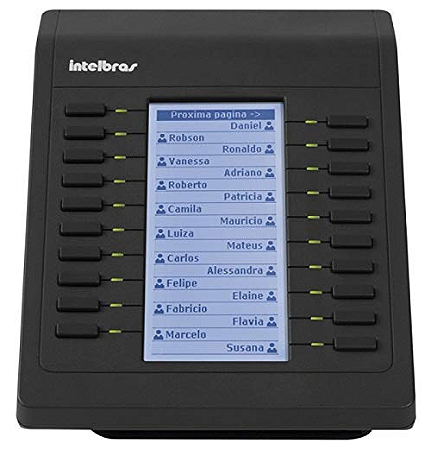 Módulo de Expansão para Tip 300 LCD 320Pixels 20 Teclas MOD350 Intelbras