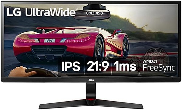 Monitor Gamer Ultrawide 29'' IPS Full HD 2560x1080 75Hz 1ms HDMI USB AMD FreeSync 29UM69G-B LG