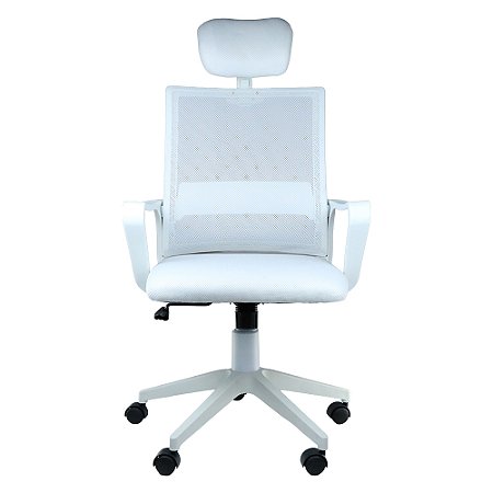 Cadeira Escritorio Diretor Ergonomica Branco Moch-dirnbf/wh