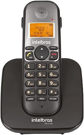 Telefone Digital Sem Fio TS 5120 Preto Intelbras
